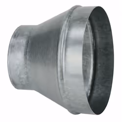 Réduction conique concentrique galva permettant de raccorder 2 conduits de diamètres différents.
