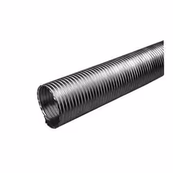 Gaine flexible aluminium - ATLANTIC - Diamètre 125mm - 3 mètres - Classement M0 - Température -30°C à +300°C
