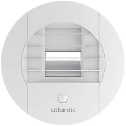 bouche de ventilation - autoréglable - 5 à 30 m3/h - diamètre 80 mm - détection - atlantic 526594