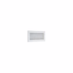 Grille de soufflage double déflexion ABS à ailettes mobiles Coloris : RAL 9010 Fixation par clips à friction