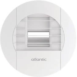 Bouche de ventilation - hygroréglable - 5 à 40 m3/h - diamètre 80 mm Atlantic 542585