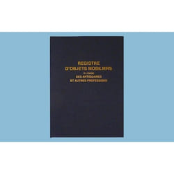 ELVE 1413 livre d'administration Bleu 104 feuilles