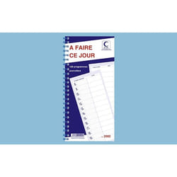 ELVE 2092 livre d'administration Bleu A5 120 feuilles