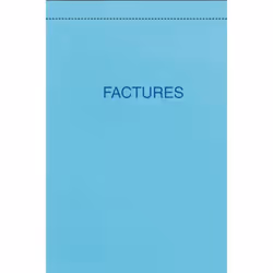 Bloc FACTURES 100 x 155 mm 50 Feuillets Dupli