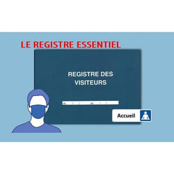 LEBON & VERNAY 43001 livre d'administration Bleu 96 feuilles