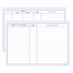 LEBON & VERNAY 43001 livre d'administration Bleu 96 feuilles