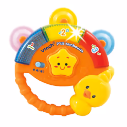 VTech P'Tit Tambourin, 0,25 an(s), Batteries requises, AAA, Plastique, Multicolore