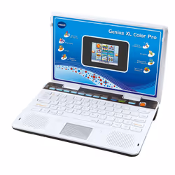 VTech Ordinateur enfant Genius XL Color Pro Bilingue Silver, Ordinateur portable pour enfant, 6 an(s), Argent