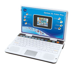 VTech Ordinateur enfant Genius XL Color Pro Bilingue Silver Ordinateur portable pour enfant