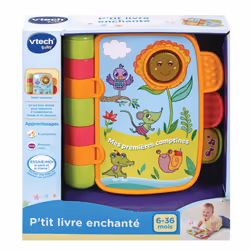 VTech Baby P'Tit Livre Enchanté - Mes Premières Comptines