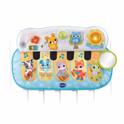 VTech Baby TAP TAP PIANO DES LOULOUS, Multicolore, Textile
