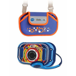 Appareil photo numérique - VTech - KidiZoom Touch 5.0 - Bleu - Sac de transport inclus - Idéal pour enfants