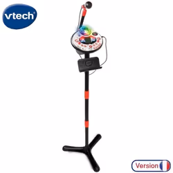 Micro Karaoké - VTech - Kidi SuperStar LightShow - Noir - Effets de lumière - Magic Voice