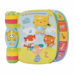 VTech Do, Re, Mi, Super Livre Enchante Bleu, Garçon/Fille, 0,5 an(s)