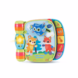 VTech Baby SUPER LIVRE ENCHANTÉ DES LOULOUS (BLEU), 0,5 an(s), AAA, Plastique, Multicolore
