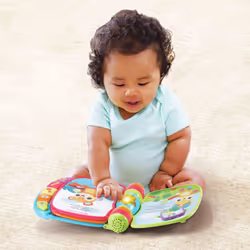 VTech Baby SUPER LIVRE ENCHANTÉ DES LOULOUS (BLEU) - Vue supplémentaire 5