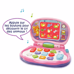VTech Lumi ordi des tout-petits rose