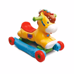 VTech P'tit Galop, mon poney basculo, 4 roue(s), Multicolore, Batteries requises