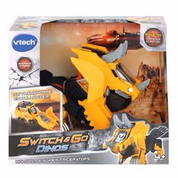 VTech Switch & Go Dinos - Molops Super Triceratops (Pelleteuse)