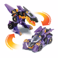 VTech Switch & Go Dino's Brutor Super Spinosaure (Voiture De Course), 4 an(s), Plastique, Multicolore, 300 g