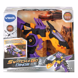 VTech Switch & Go Dino's Brutor Super Spinosaure (Voiture De Course) - Vue supplémentaire 4