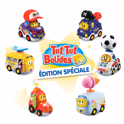VTech Tut Tut Bolides - Vehicules Surprises Edition Speciale, 1 an(s), Batteries requises, AAA, Plastique, Multicolore