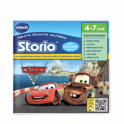 VTech Jeu Storio Cars 2, 4 an(s), 7 an(s), 20 mm, 140 mm, 155 mm, 120 g