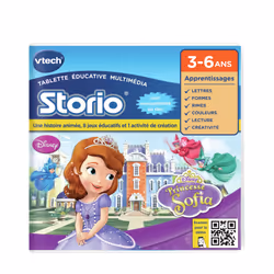 VTech Jeu Storio Princesse Sofia, 3 an(s), 6 an(s), 20 mm, 135 mm, 130 mm, 121 g