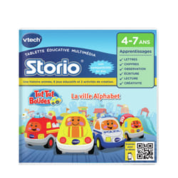 VTech Jeu Storio Tut Tut Bolides La ville alphabet