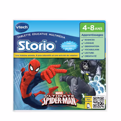 VTech Jeu Storio Spider-Man, 4 an(s), 8 an(s), 20 mm, 135 mm, 155 mm, 142 g