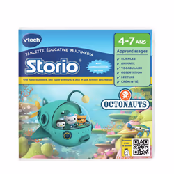 VTech Jeu Storio Octonauts, 4 an(s), 7 an(s), 20 mm, 135 mm, 155 mm, 155 g