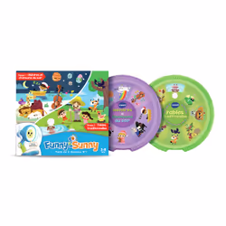 VTech Funny Sunny PACK 2 DISQUES N°1, 3 an(s), Plastique, Multicolore