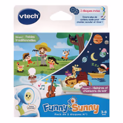 VTech Funny Sunny PACK 2 DISQUES N°1