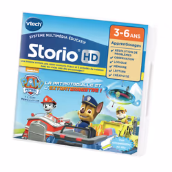 VTech Jeu Storio HD Pat' Patrouille