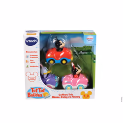 VTech TUT TUT BOLIDES - COFFRET TRIO MINNIE/MICKEY (CABRIO MINNIE + CABRIO DAISY+ CABRIO MICKEY)