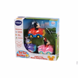 VTech TUT TUT BOLIDES - COFFRET TRIO MINNIE/MICKEY (CABRIO MINNIE + CABRIO DAISY+ CABRIO MICKEY) - Vue supplémentaire 5