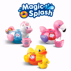 VTech Baby MAGIC'SPLASH - P'TITES BOUÉES ANIMAUX, 1 an(s), AAA, Plastique, Multicolore