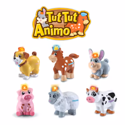 VTech Tut Tut Animo - ANIMAUX PARLANTS (DIFFÉRENTS MODÈLES), 1 an(s), LR44, Plastique, Multicolore