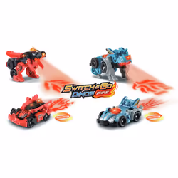 VTech Switch & Go Dino's Petits Switch & Go Dinos Fire (DIFFÉRENTS Modèles), 4 an(s), Plastique, Multicolore