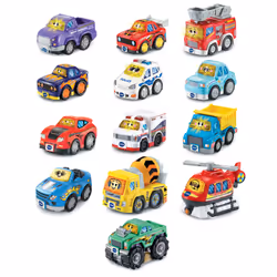 VTech TUT TUT BOLIDES - VÉHICULES SÉRIE PRO (13 MODÈLES DIFFÉRENTS), 2 an(s), AAA, Plastique, Multicolore