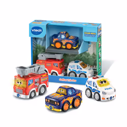 VTech TUT TUT BOLIDES - VÉHICULES SÉRIE PRO - COFFRET TRIO, 2 an(s), Multicolore, Plastique