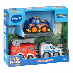 VTech TUT TUT BOLIDES - VÉHICULES SÉRIE PRO - COFFRET TRIO