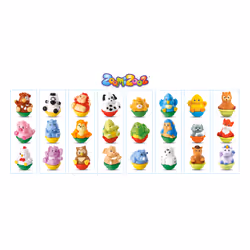 VTech ZoomiZooz Tube Trio Animaux Assortis, 1 an(s), Multicolore