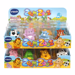 VTech ZoomiZooz - Animaux Culbuto (En Présentoir)