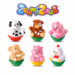VTech ZoomiZooz Coffret 6 Animaux Ferme, 1 an(s), Multicolore