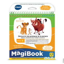 VTech MagiBook Le Roi Lion - Découvre Les Animaux De La Savane