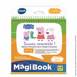 VTech MagiBook Livre Peppa Pig, 2 an(s), Multicolore