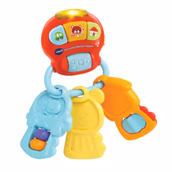 VTech Mon Hochet P'Tites Cles Magiques, 0,25 an(s), Batteries requises, LR44, Plastique, Multicolore