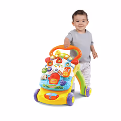 VTech Super Trotteur Parlant 2 en 1 Orange Multicolore 9 Mois à 3 Ans - Vue supplémentaire 4