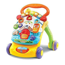 VTECH - Super Trotteur Parlant 2 En 1 Orange Trotteur Interactif